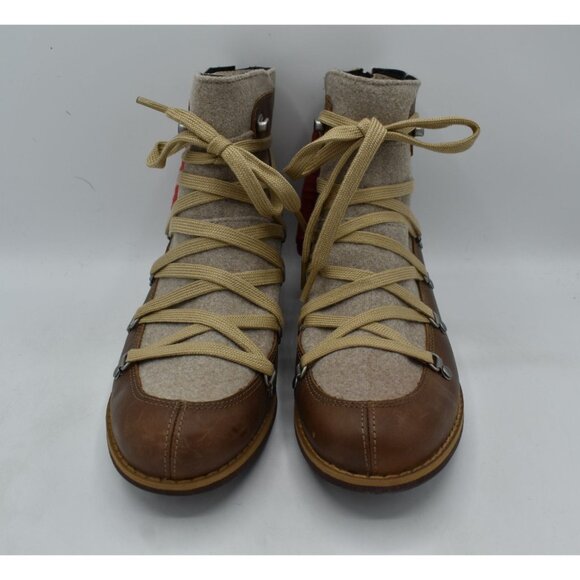 Merrell Womens Size 8.5 Shiloh II Warm Camel Leather Boots Shoes - Picture 6 of 16